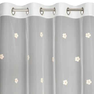 Firana gotowa na przelotkach ELSA 140x250 Eurofirany biały