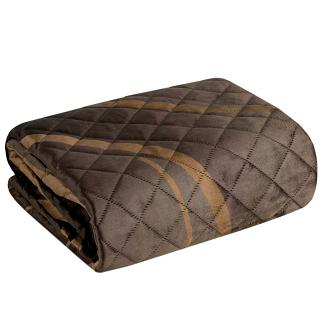 Narzuta dekoracyjna ALISMA2 170x210 brązowy/beżowy