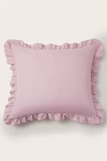 Poszewka do pościeli z falbanką RUFFY PREMIUM 50x70 pudrowa