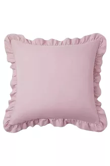 Poszewka do pościeli z falbanką RUFFY PREMIUM 50x70 pudrowa