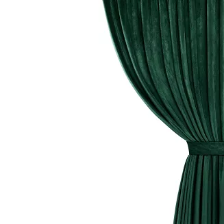 Szarfa do zasłony Velvet Soft 8x140 welurowa butelkowa zieleń