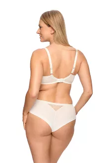 Biustonosz z koronką Soft Aida 1284 miękki ecru mokka