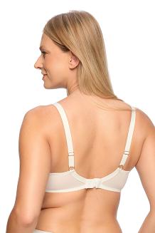 Biustonosz z koronką Soft Aida 1284 miękki ecru mokka