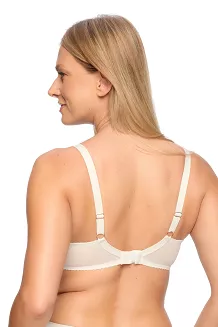 Biustonosz z koronką Soft Aida 1284 miękki ecru mokka