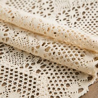 Obrus dekoracyjny MEGGY 32x140 Eurofirany jasnobeżowy