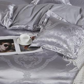 Ekskluzywna Pościel Atłasowa Z Haftem 160x200 AT009