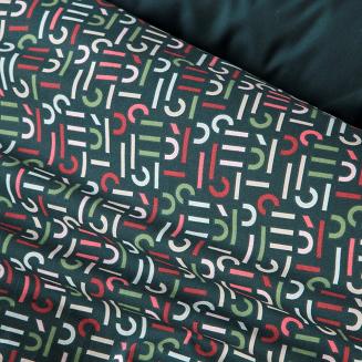 Pościel satynowa 200x220 Eurofirany butelkowy zielony