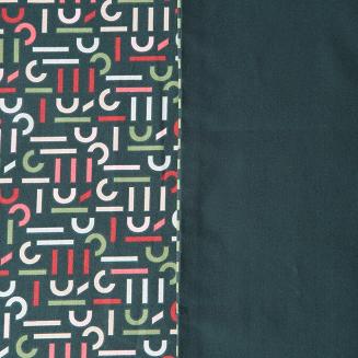 Pościel satynowa 200x220 Eurofirany butelkowy zielony