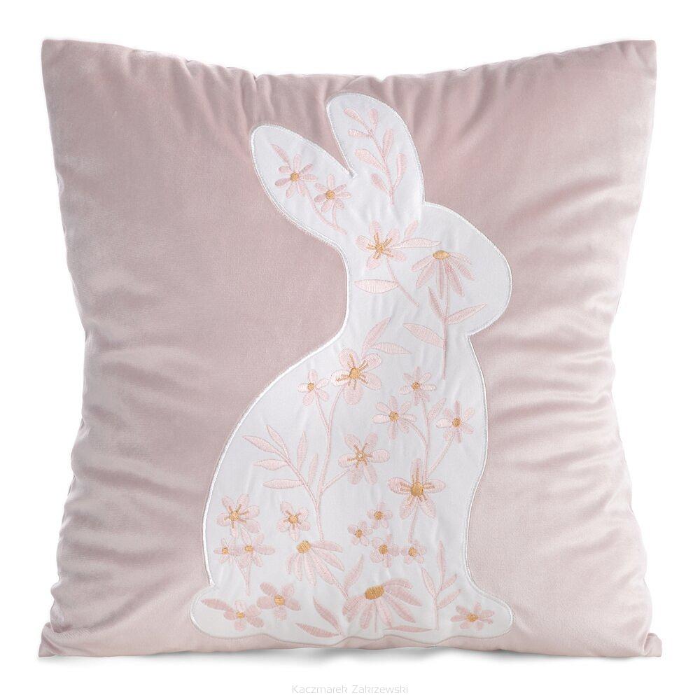Poszewka dekoracyjna WIOSNA 45x45 Eurofirany jasnoróżowy