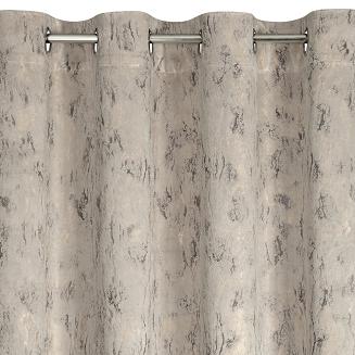 Zasłona gotowa na przelotkach KORNELIA 140x250 Eurofirany miodowy