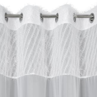 Zasłona gotowa na przelotkach AMIRA 140x250 Eurofirany biały