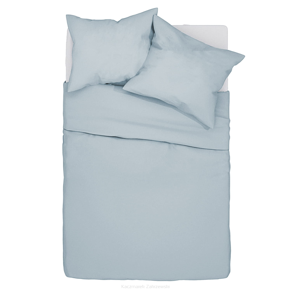 Pościel bawełniana SIMPLY 200x220 popielata