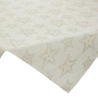 Obrus świąteczny WINTER 85x85 Eurofirany kremowy
