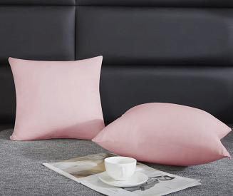 Poszewka satyna bawełniana SIN 40x40 pudrowa