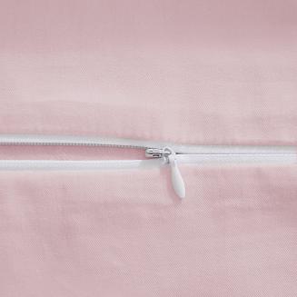 Poszewka satyna bawełniana SIN 40x40 pudrowa