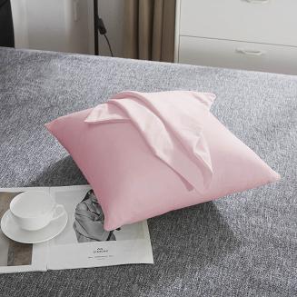 Poszewka satyna bawełniana SIN 40x40 pudrowa