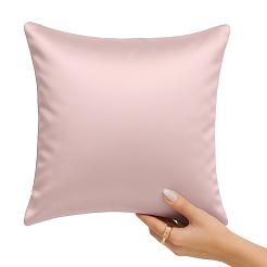 Poszewka satyna bawełniana SIN 40x40 pudrowa