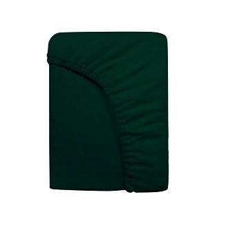 Prześcieradło frotte z gumką 120x200 Darymex butelkowa zieleń