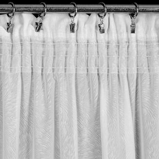 Firana gotowa na taśmie TULSA Eurofirany biały