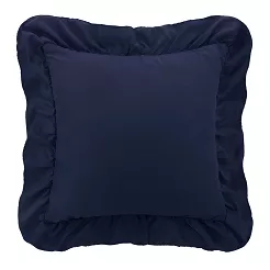 Poszewka do pościeli z falbanką RUFFY 40x40 granatowa