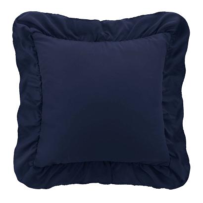 Poszewka do pościeli z falbanką RUFFY 40x40 granatowa