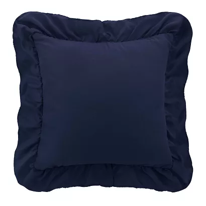 Poszewka do pościeli z falbanką RUFFY 40x40 granatowa