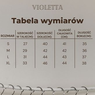 Bermudy damskie wysokie z koronką Violetta Eldar beżowe