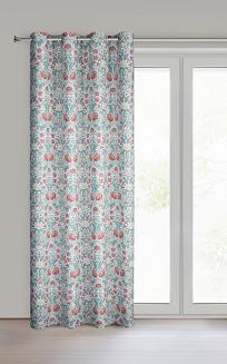 Zasłona gotowa na przelotkach ASHLEY 135x250 Eurofirany biały