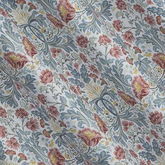 Zasłona gotowa na przelotkach ASHLEY 135x250 Eurofirany biały