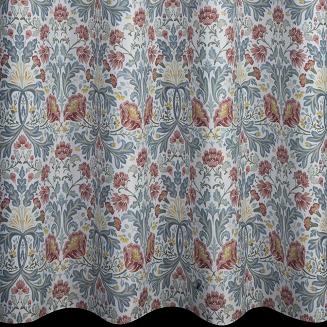 Zasłona gotowa na przelotkach ASHLEY 135x250 Eurofirany biały