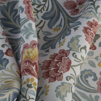 Zasłona gotowa na przelotkach ASHLEY 135x250 Eurofirany biały