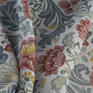 Zasłona gotowa na przelotkach ASHLEY 135x250 Eurofirany biały