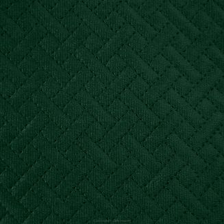 Poszewka dekoracyjna LUIZ5 40x40 Eurofirany zielona pikowana w cegiełkę