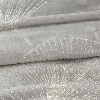 Koc narzuta GINKO1 150x200 Eurofirany srebrny