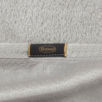 Koc narzuta GINKO1 150x200 Eurofirany srebrny