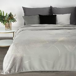 Koc narzuta GINKO1 150x200 Eurofirany srebrny