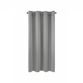 Zasłona gotowa na przelotkach LOGAN 140x175 Eurofirany szary