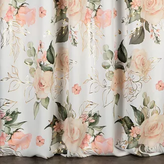 Zasłona gotowa na taśmie ROSE 135x270 Eurofirany biały