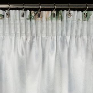 Zasłona gotowa na taśmie ROSE 135x270 Eurofirany biały