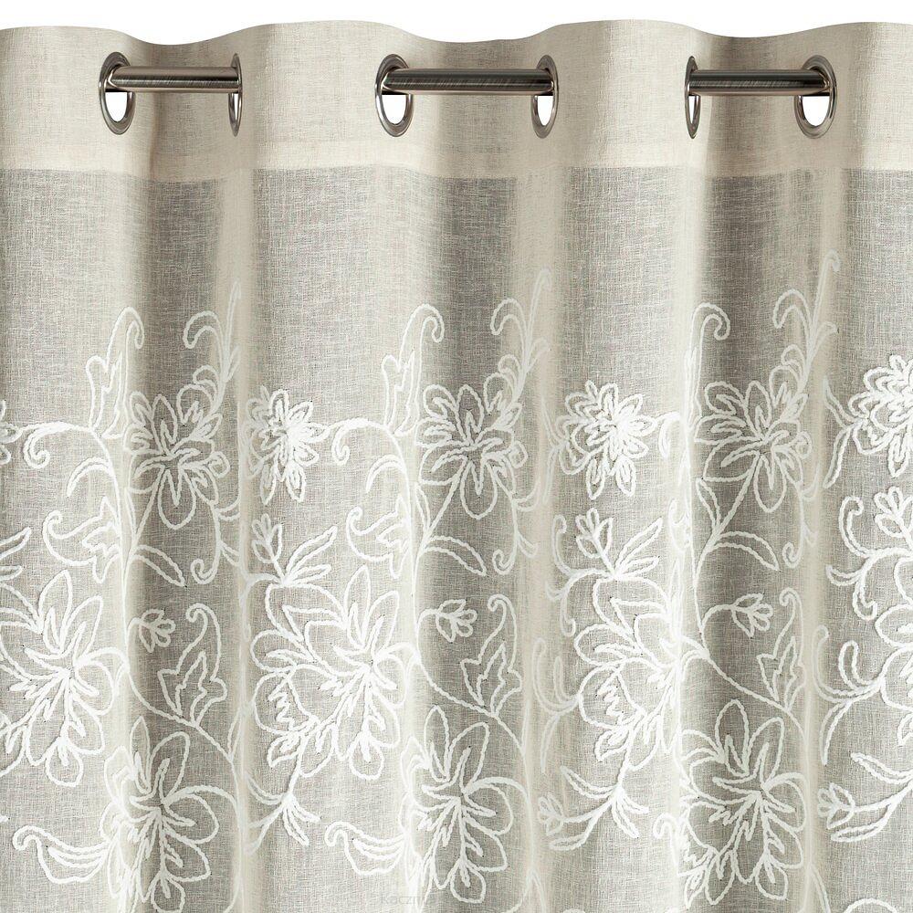 Zasłona gotowa na przelotkach LILY 140x250 Eurofirany