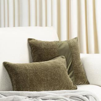 Poszewka dekoracyjna CARLA 45x45 Eurofirany oliwkowy