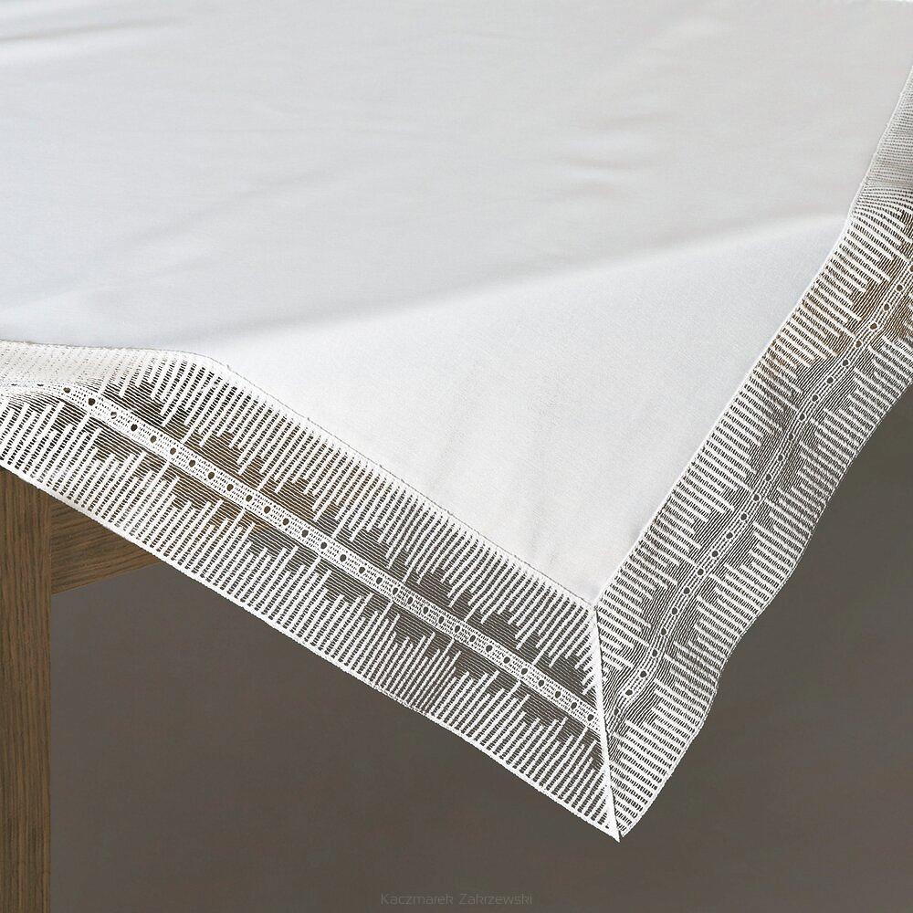 Obrus dekoracyjny MABEL 80x80 Eurofirany biały