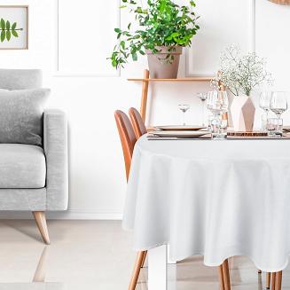 Obrus dekoracyjny KATE 150 Eurofirany biały