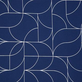 Zasłona gotowa na przelotkach EVI 140x250 Eurofirany granatowy