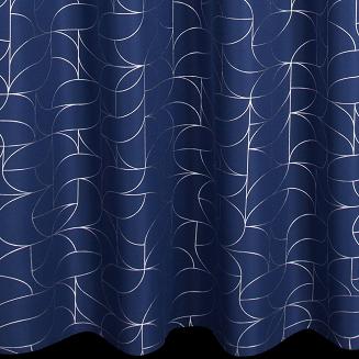 Zasłona gotowa na przelotkach EVI 140x250 Eurofirany granatowy