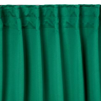Zasłona gotowa na taśmie MILAN 140x300 Eurofirany ciemnozielony