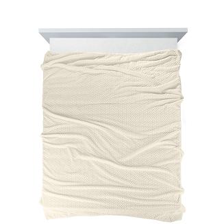 Koc narzuta CINDY 200x220 Design91 beżowy