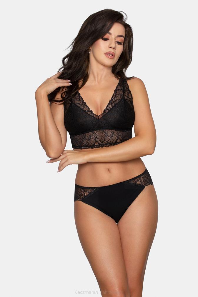 Figi damskie z koronką Babell kod 182 czarne