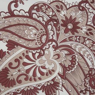 Pościel bawełniana AVINION4 200x220 Eurofirany burgund/biały