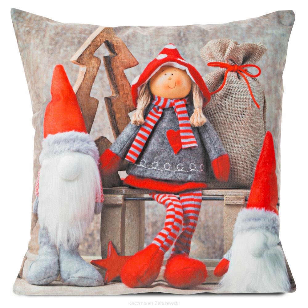 Poszewka dekoracyjna JINGLE 40x40 Eurofirany wielokolorowy